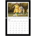 Calendrier photo A4 double (30 x 40 cm) — Cadre noir [Janvier]