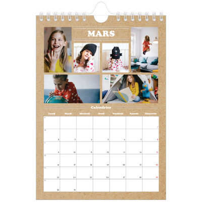 Calendrier photo A5 — Chronique de l'année [Mars]