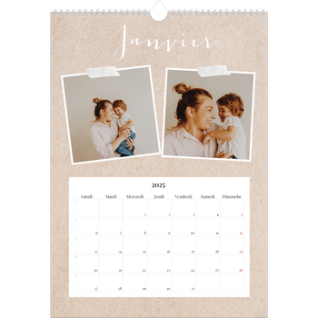 Calendrier photo A4 — Calendrier-album