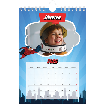 Calendrier photo A5 — Bande dessinée