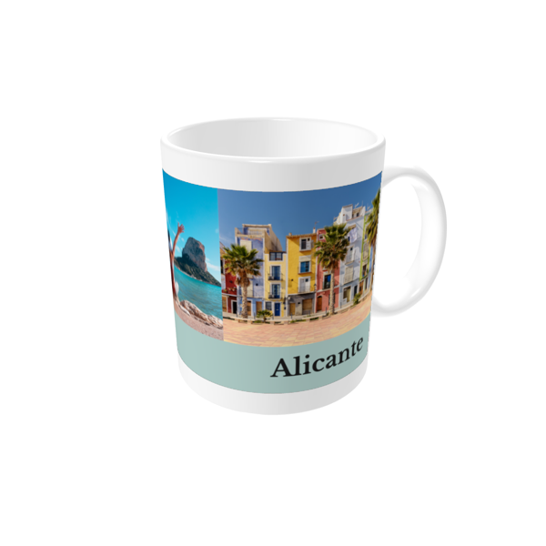 Mug personnalisé — Vues d'Alicante