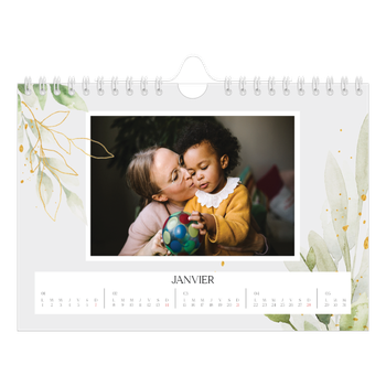 Calendrier photo A5 — Éclaboussure florale
