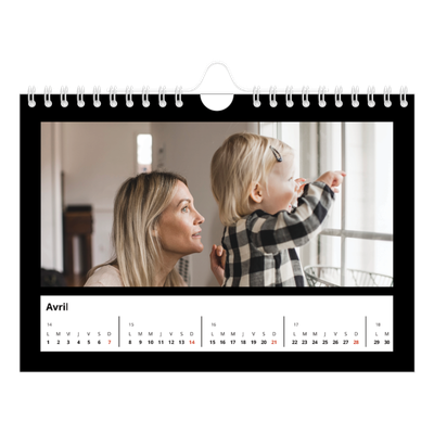 Calendrier photo A5 — Bodures noires [Avril]