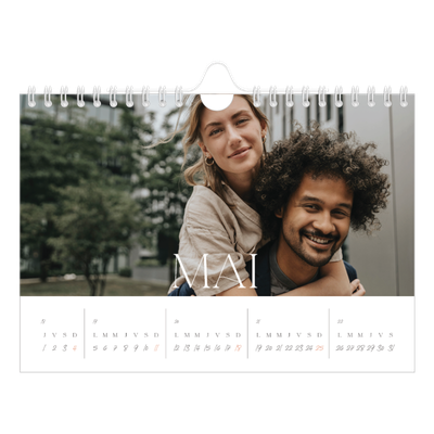 Calendrier photo A5 — Plus grand que la vie [couverture]