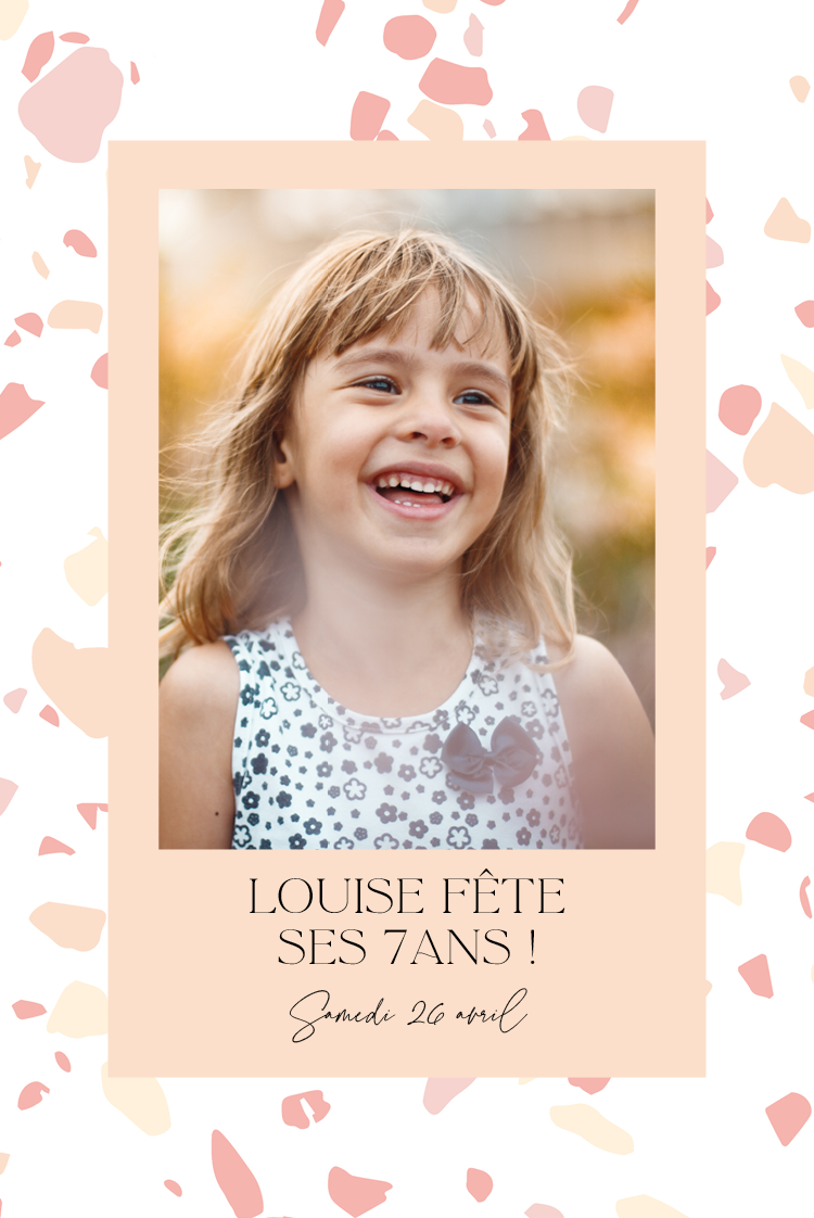 Cartons d'invitation — Terrazzo