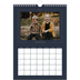 Calendrier photo A4 (20 x 30 cm) — Bleu de Prusse [Janvier]