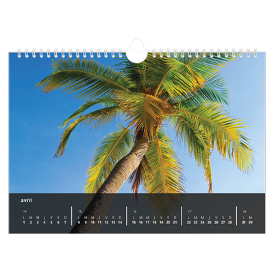 Calendrier photo A4 — Panorama [Avril]