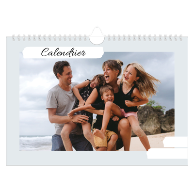 Calendrier photo A4 — Tons neutres [couverture]