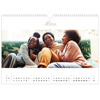 Calendrier photo A3 — Diaporama [Mars]