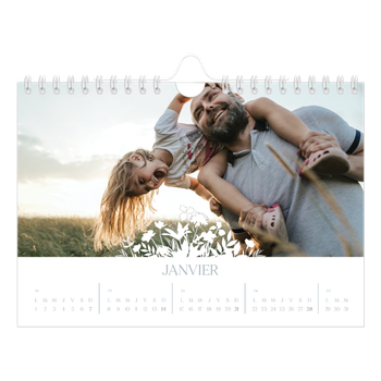 Calendrier photo A5 — Invitation champêtre
