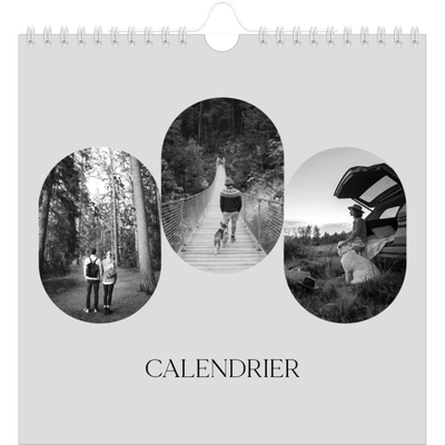 Calendriers annuels carré — Sur la route [couverture]