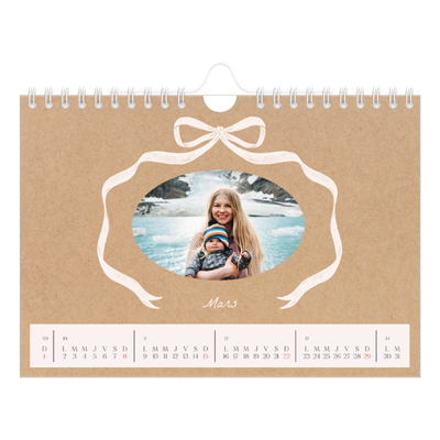 Calendrier photo A5 — Kraft et nœud [Mars]