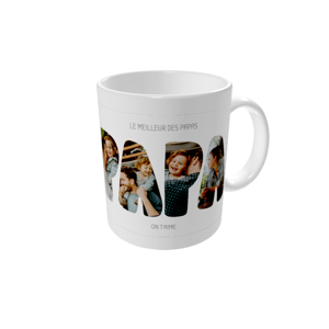 Mug personnalisé — Pêle-mêle pour Papa