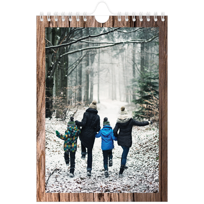 Calendrier photo A5 — Rustique [couverture]