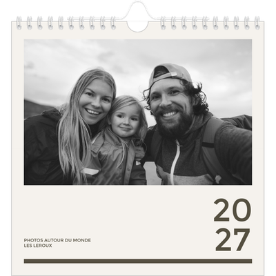 Calendriers annuels carré — Contemporain audacieux [couverture]