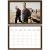 Calendrier photo A4 double (30 x 40 cm) — Noir et blanc vintage [Janvier]