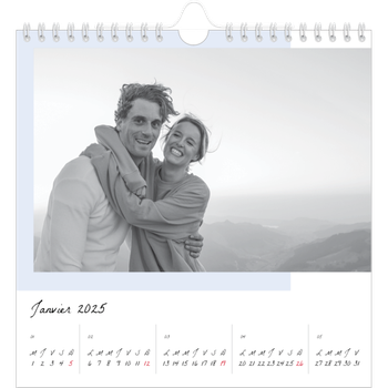 Calendrier photo carré — Écrans de couleur