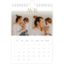 Calendrier photo A5 — Large texte Doré [Avril]