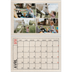 Calendrier photo A4 double (30 x 40 cm) — Craft effet tampon [Avril]