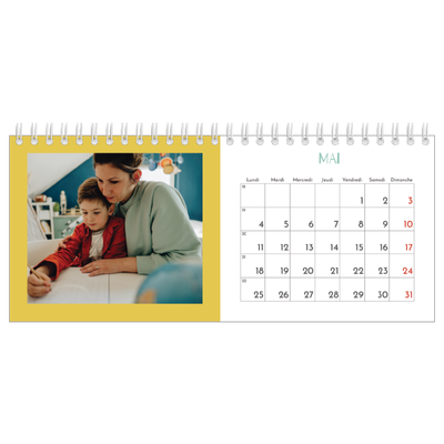 Calendrier de bureau — Tout en couleurs [couverture]
