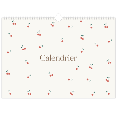 Calendrier photo A3 — Cerise sur le bonheur [couverture]