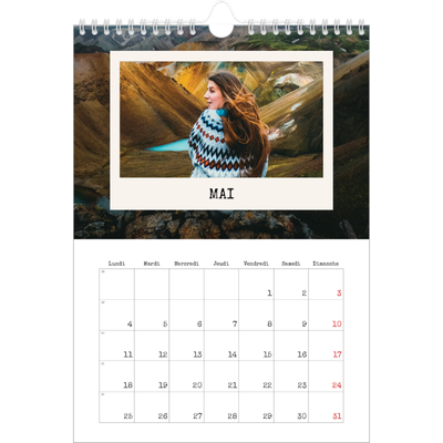Calendrier photo A4 (20 x 30 cm) — L'édition portrait [couverture]