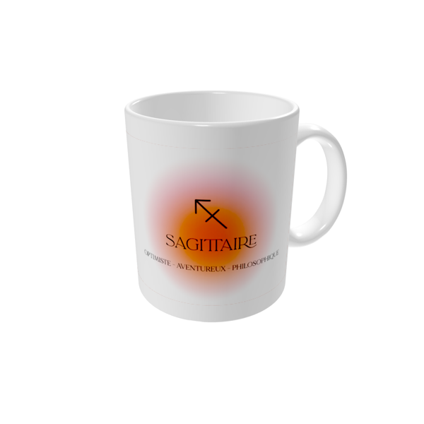Mug personnalisé — Dégradé astrologique - Sagittaire