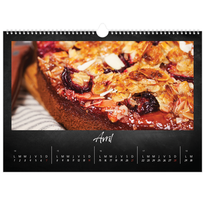 Calendrier photo A3 — Tableau et craie [Avril]