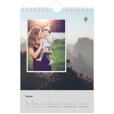 Calendrier photo A5 — Saison en immersion [Février]