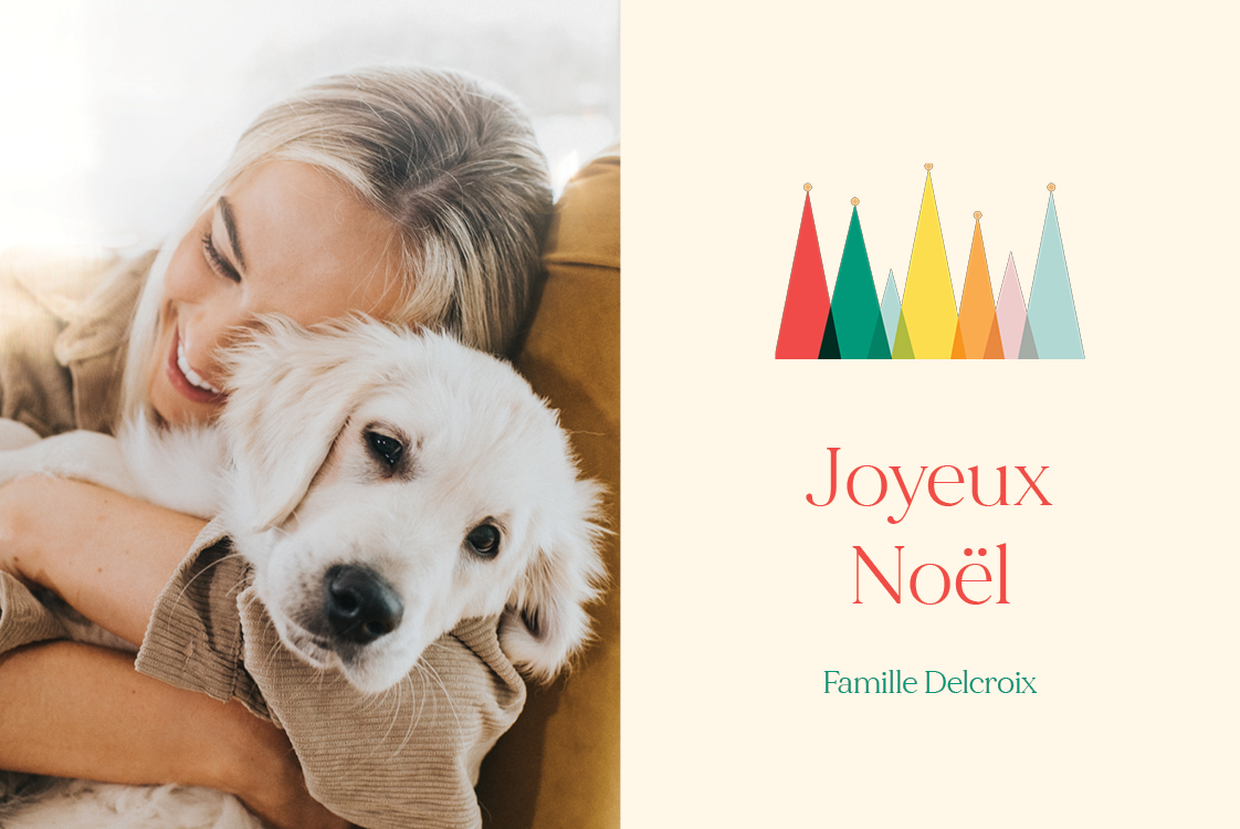 Faire-part & Cartes — Sapins de Noël artistiques