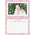 Calendrier photo A4 double (30 x 40 cm) — Jeu de motifs [Janvier]