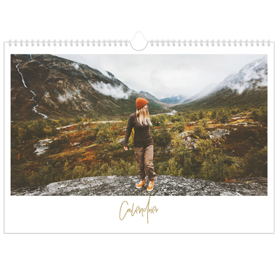 Calendrier photo A3 — Manuscrit [couverture]