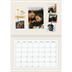 Calendrier photo A4 double (30 x 40 cm) — Scrapbook vintage [Février]