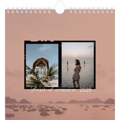 Calendriers annuels carré — Envie d'aventures [couverture]