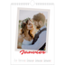 Calendrier photo A4 (20 x 30 cm) — Signature carmin [Janvier]