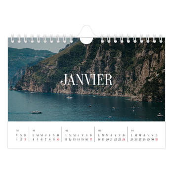 Calendrier photo A5 — Évasion sans fin