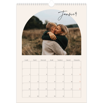 Calendrier photo A3 — Arche de souvenirs