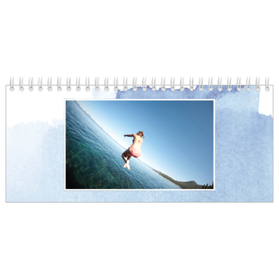 Calendrier de bureau — Effet aquarelle [couverture]