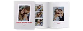 Livres photos — Signature carmin