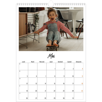 A3 Calendrier annuel — Journal Intime [couverture]