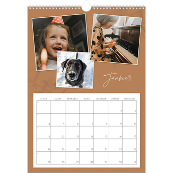 Calendrier photo A3 — Terre à terre