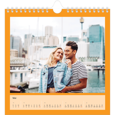 Calendriers annuels carré — Un monde en couleur [couverture]