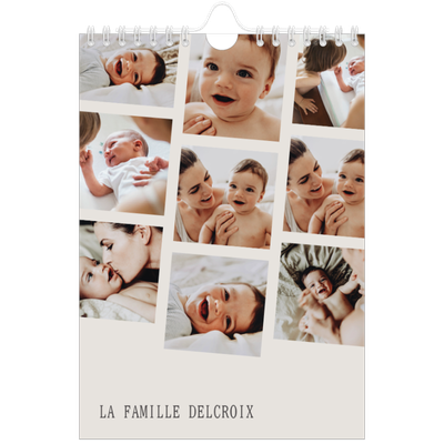 Calendrier photo A5 — Souvenirs en mouvement [couverture]
