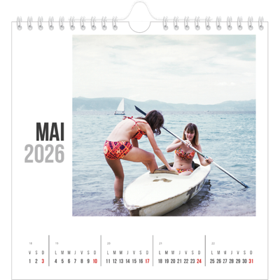 Calendriers annuels carré — Texte abrégé [couverture]