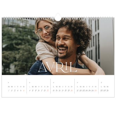 Calendrier photo A3 — Plus grand que la vie [Avril]