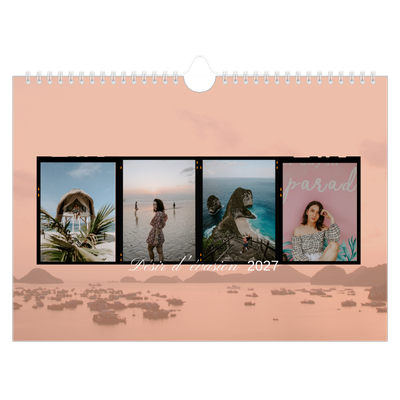 Calendrier photo A4 — Envie d'aventures [couverture]