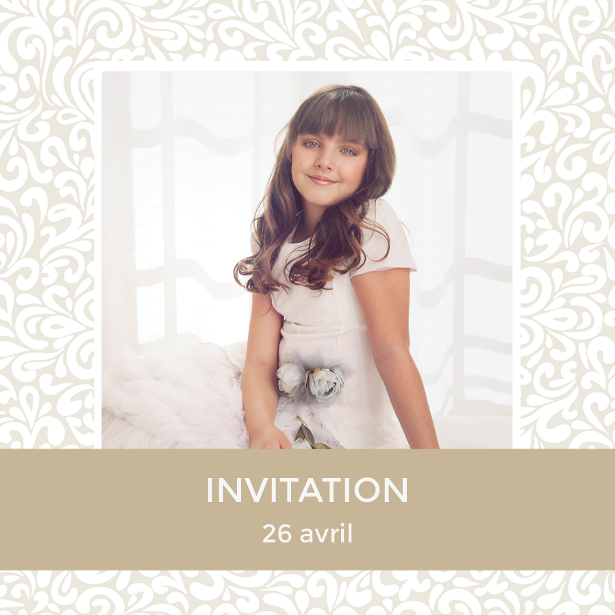 Cartons d'invitation — Fond papier peint
