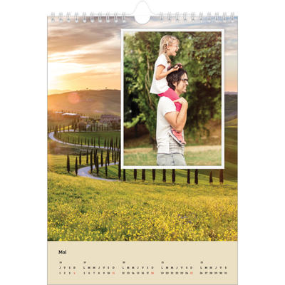 Calendrier photo A4 (20 x 30 cm) — Saison en immersion [couverture]