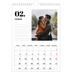 Calendrier photo A4 (20 x 30 cm) — Sérif et moments [Février]