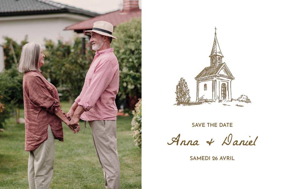 Save the date — Charme intemporel